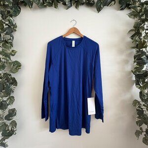 Lululemon Athletic Abrasion Resistant High Coverage LS Shirt Larkspur NWT SZ 12